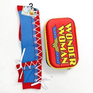 Wonder Woman Lot - NWT Socks & Official Pencil Case